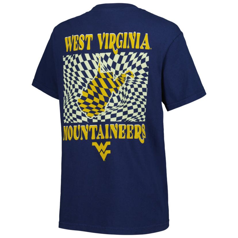 NCAA West Virginia Mountaineers Checkered Mascot T-Shirt