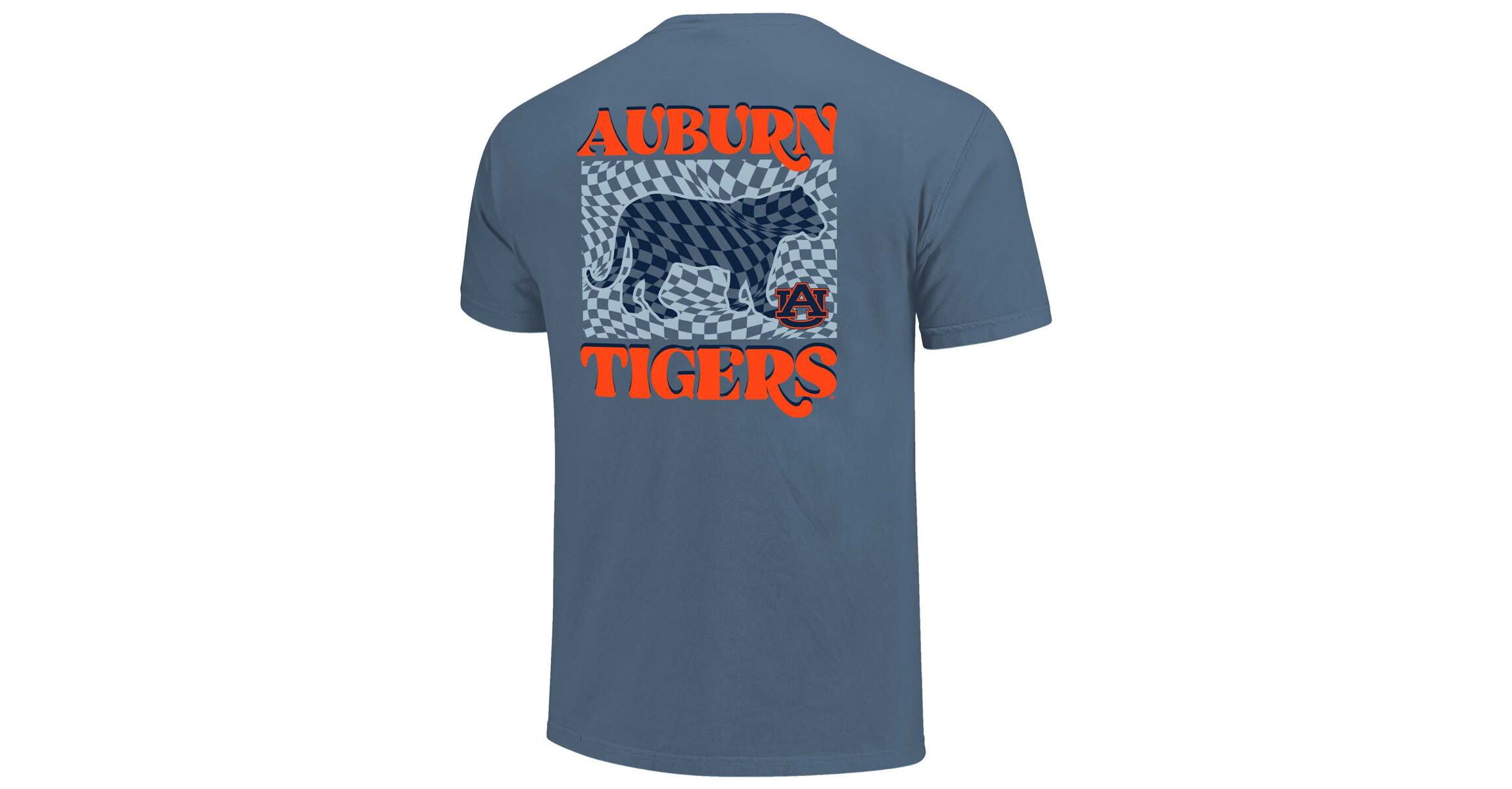 NCAA Auburn Tigers Checkered Mascot T-Shirt