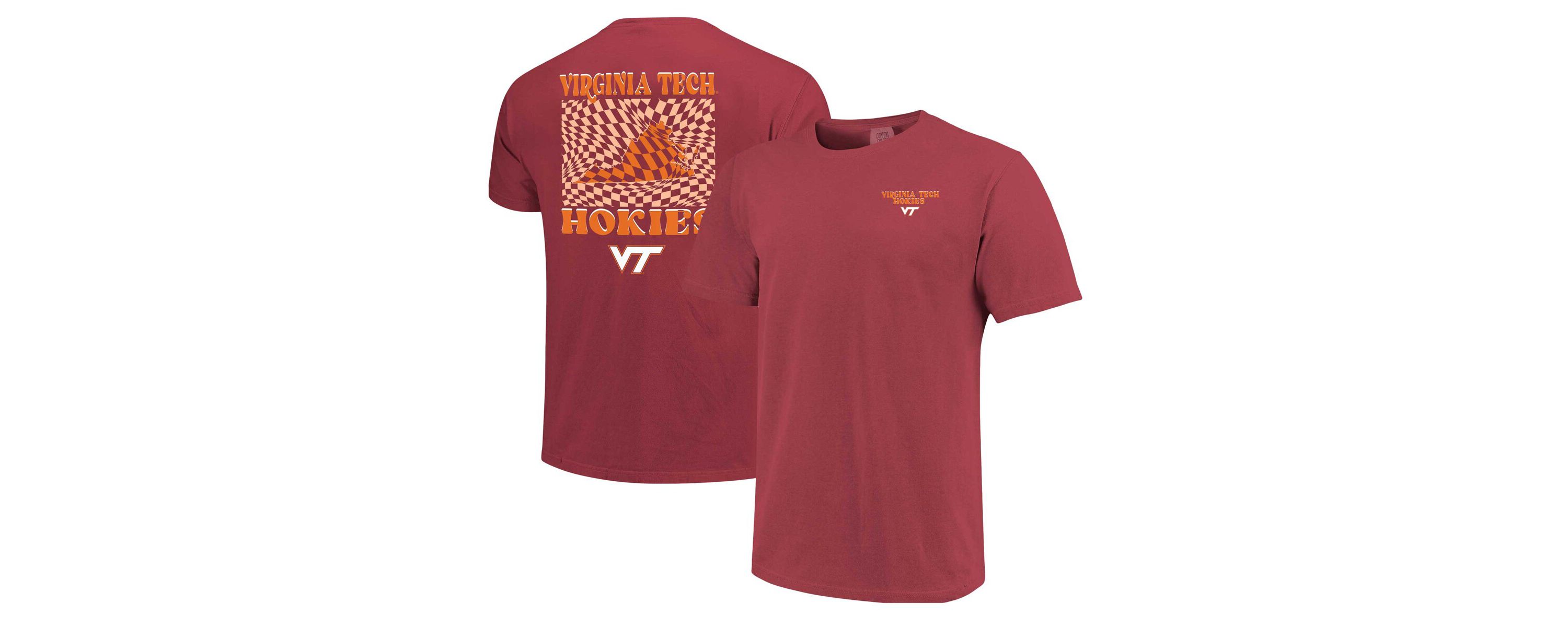 NCAA Virginia Tech Hokies Checkered Mascot T-Shirt