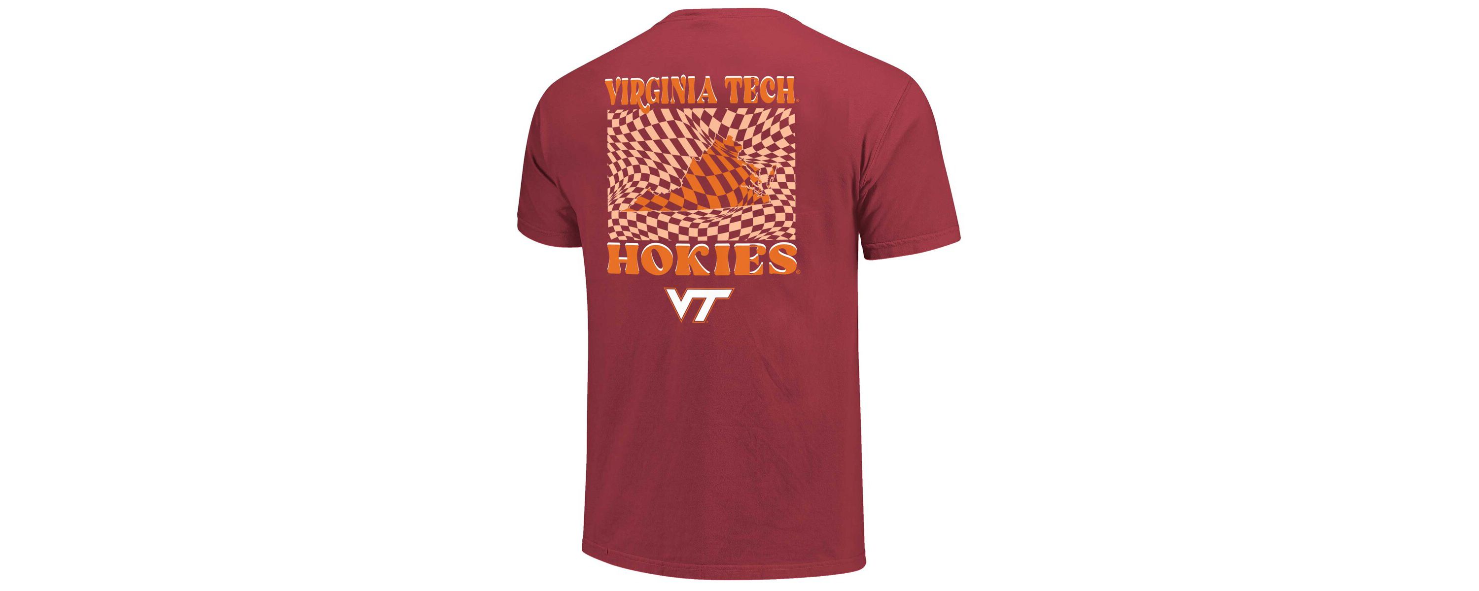 NCAA Virginia Tech Hokies Checkered Mascot T-Shirt