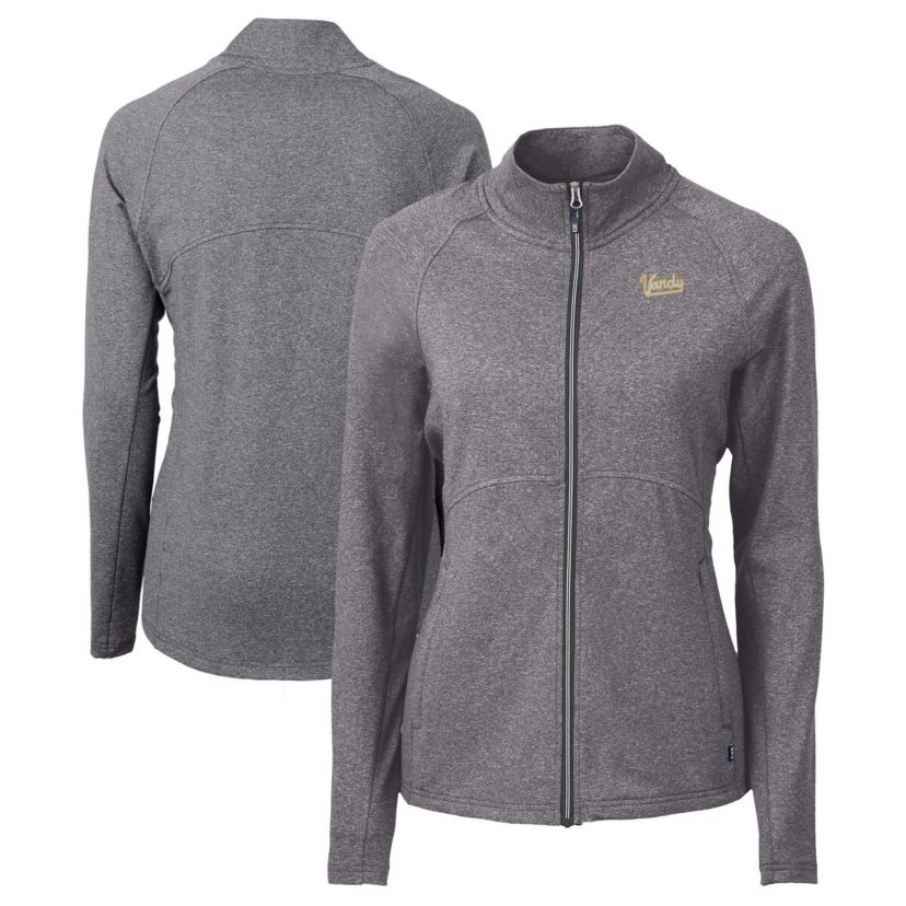 NCAA Heather Vanderbilt Commodores Vault Adapt Eco Knit Heather Recycled Full-Zip Jacket
