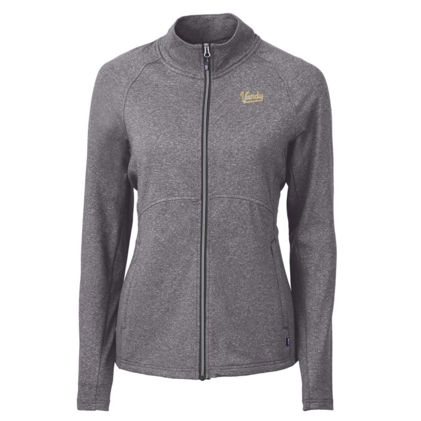 NCAA Heather Vanderbilt Commodores Vault Adapt Eco Knit Heather Recycled Full-Zip Jacket