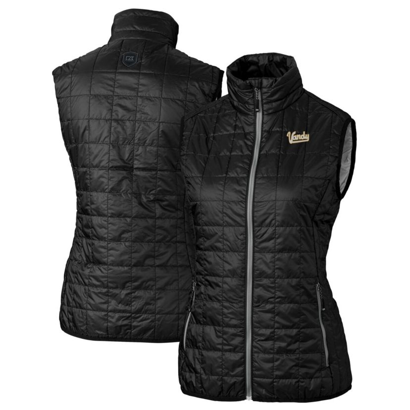 NCAA Vanderbilt Commodores Vault Rainier PrimaLoft Eco Insulated Full-Zip Puffer Vest