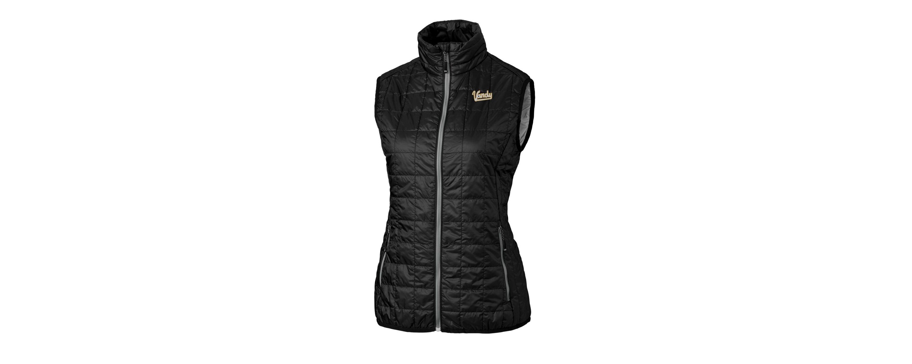 NCAA Vanderbilt Commodores Vault Rainier PrimaLoft Eco Insulated Full-Zip Puffer Vest