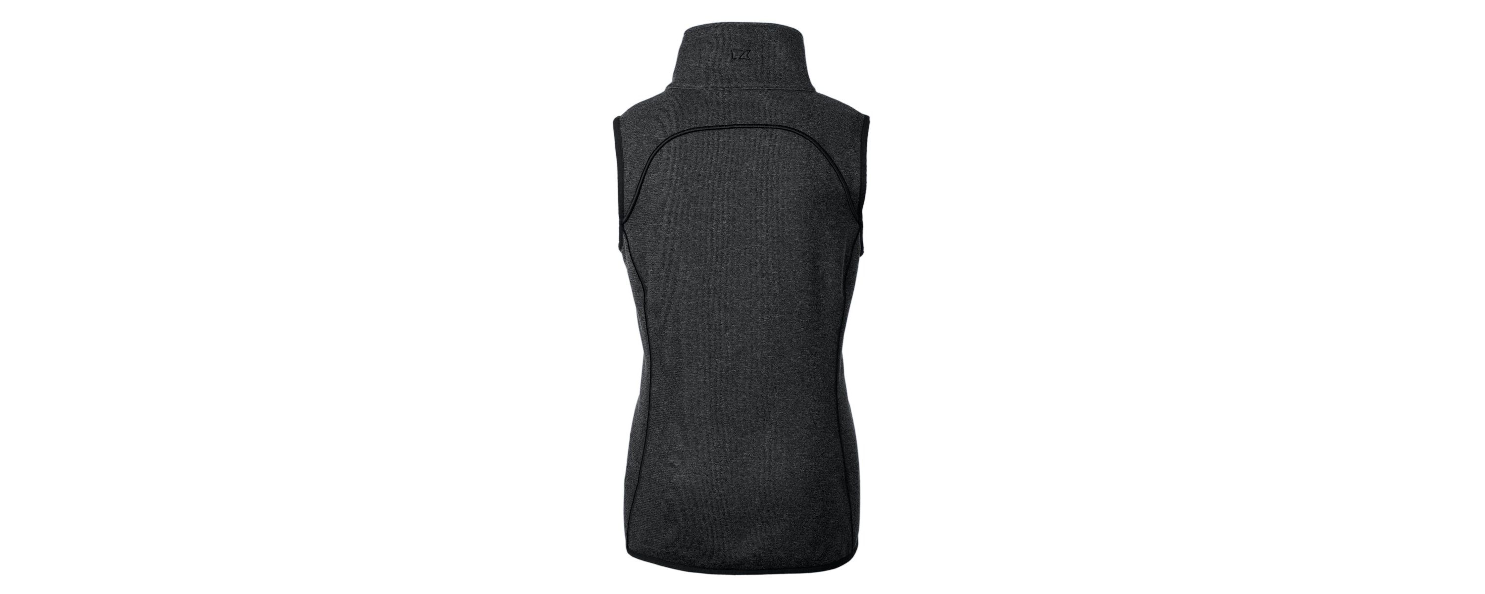 NCAA Vanderbilt Commodores Vault Mainsail Sweater-Knit Full-Zip Asymmetrical Vest