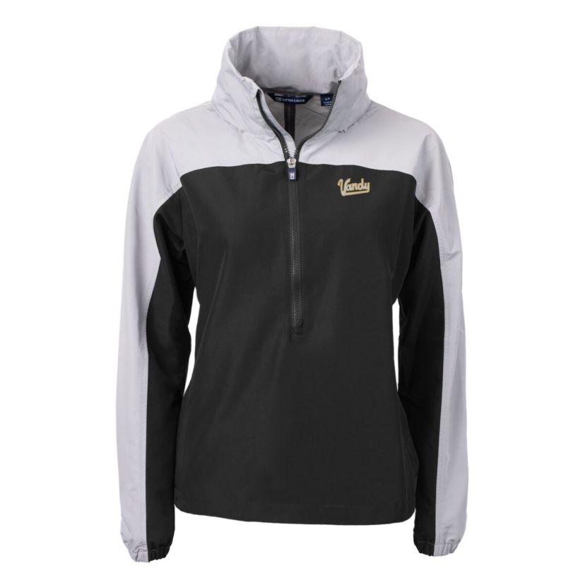 NCAA Vanderbilt Commodores Vault Charter Eco Recycled Half-Zip Anorak Jacket