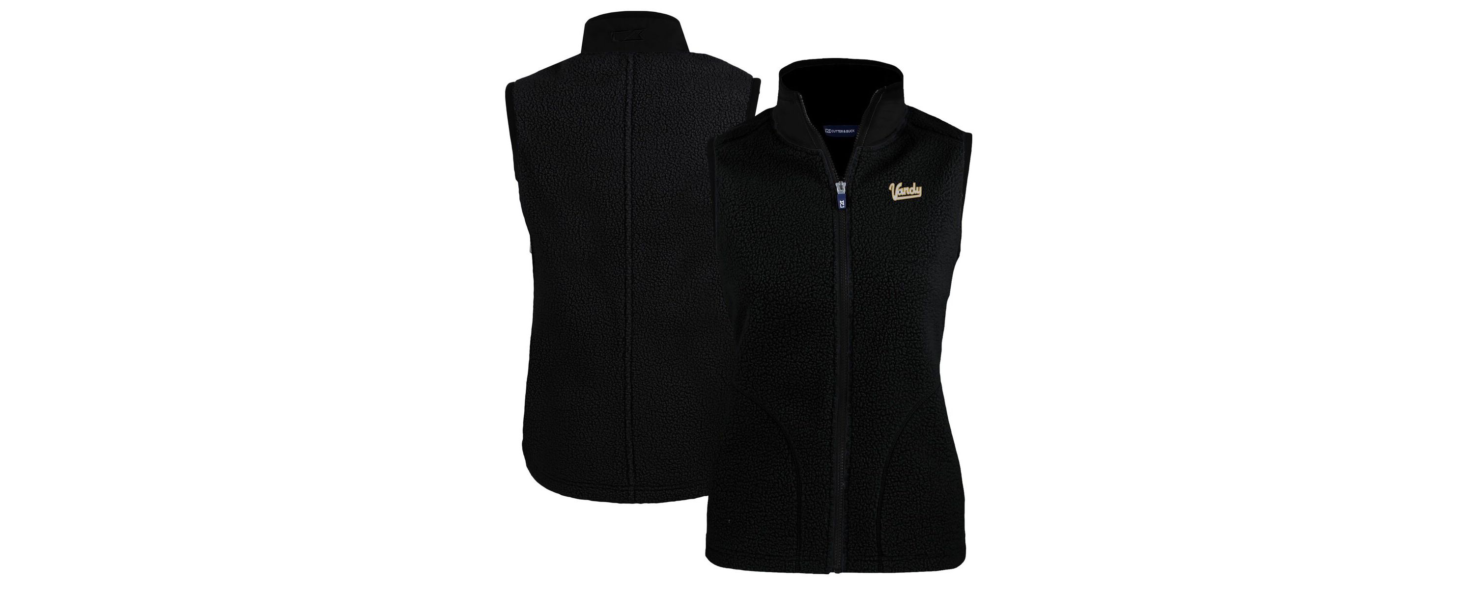 NCAA Vanderbilt Commodores Vault Cascade Eco Sherpa Fleece Vest