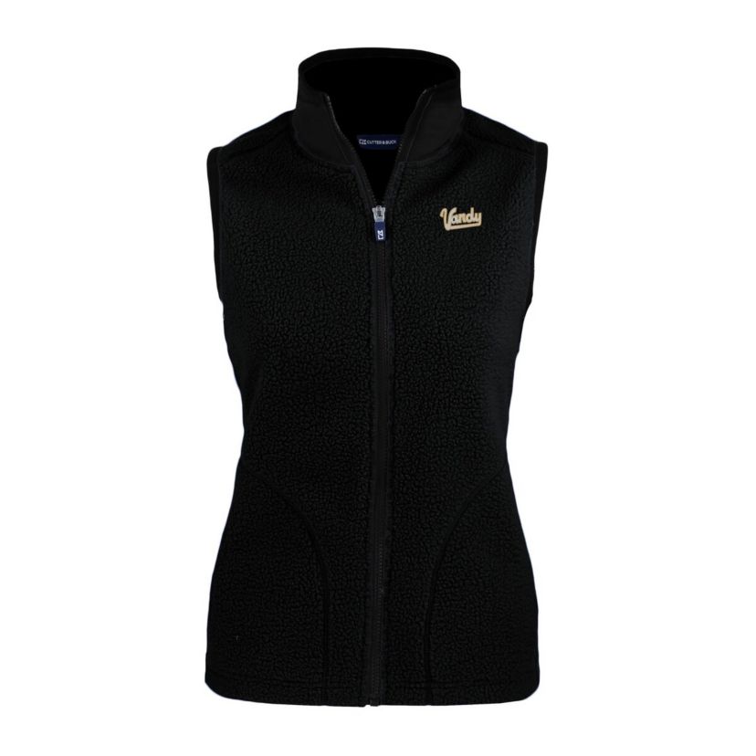 NCAA Vanderbilt Commodores Vault Cascade Eco Sherpa Fleece Vest