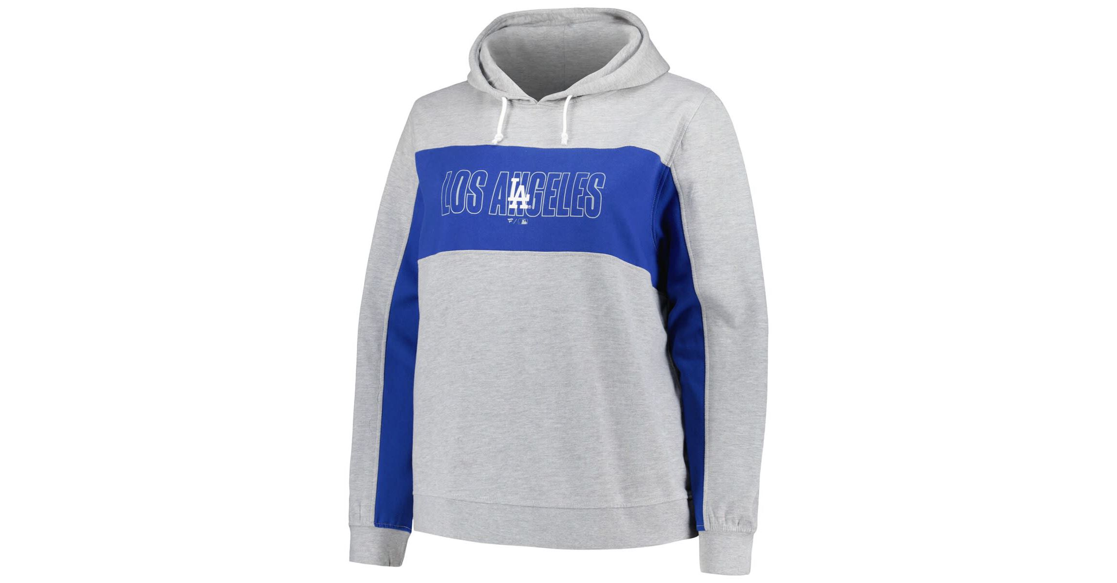 MLB Los Angeles Dodgers Plus Size Pullover Jersey Hoodie