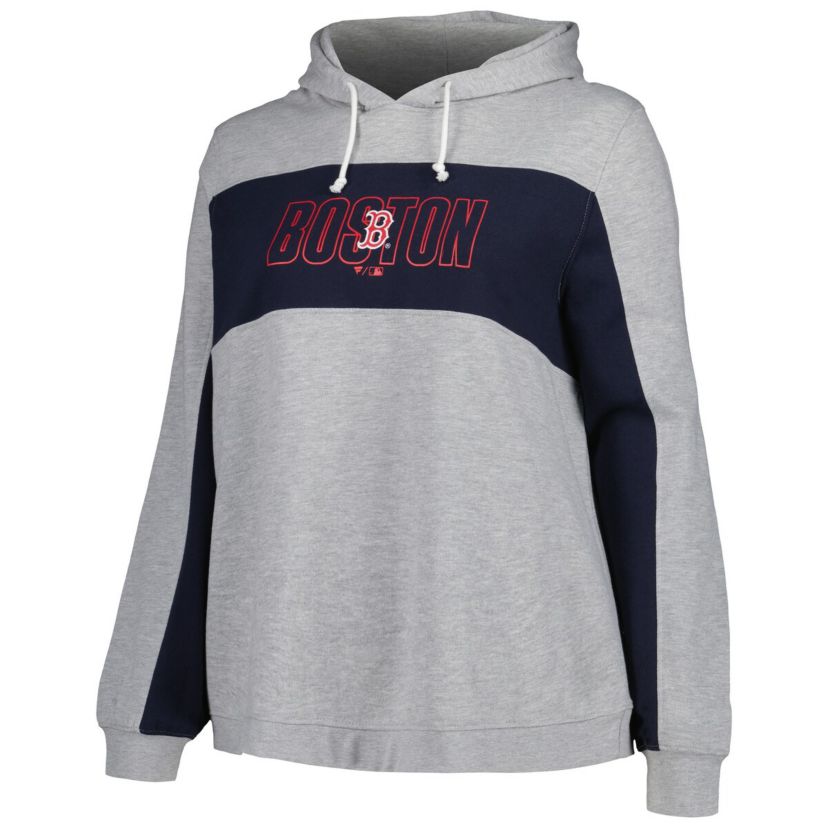 Boston Red Sox MLB Boston Sox Plus Size Pullover Jersey Hoodie