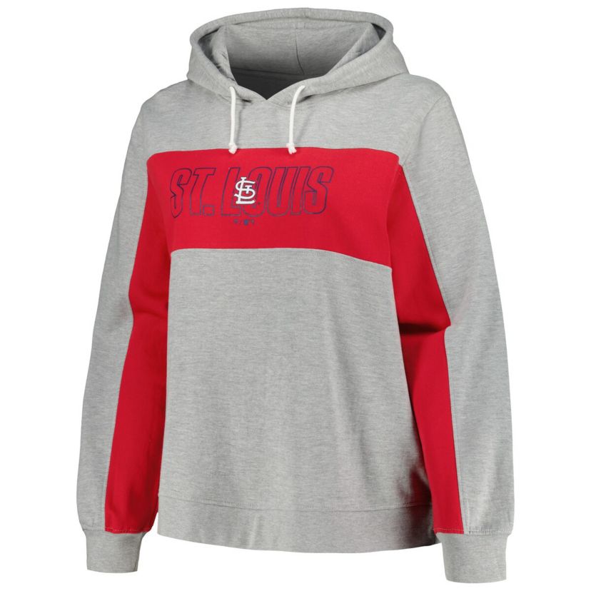 MLB St. Louis Cardinals Plus Size Pullover Jersey Hoodie