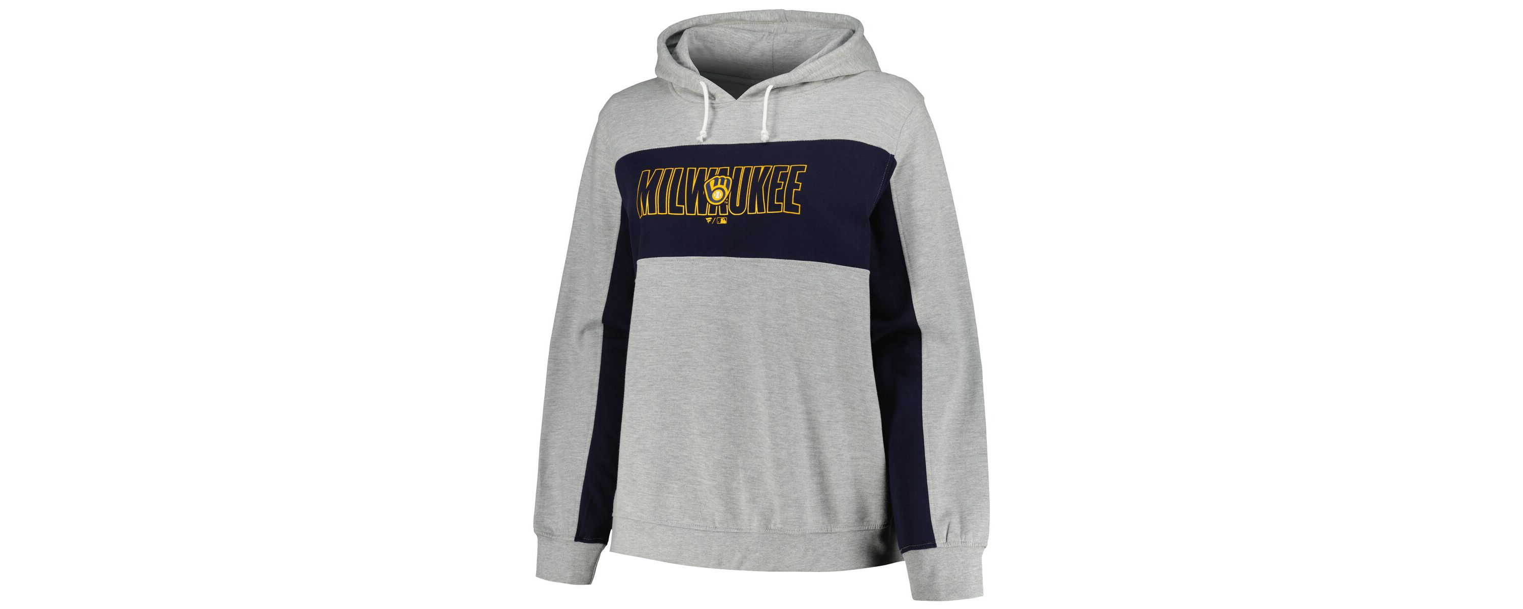 MLB Milwaukee Brewers Plus Size Pullover Jersey Hoodie