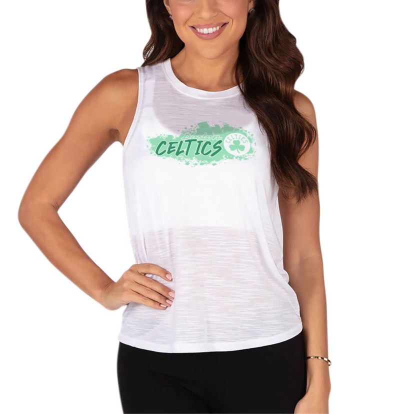 NBA Boston Celtics Infuse Lightweight Slub Knit Tank Top