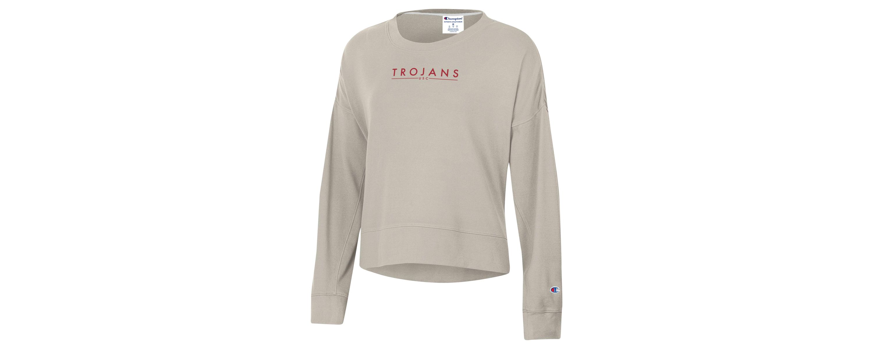 NCAA USC Trojans Sueded Pullover Sweatshirt