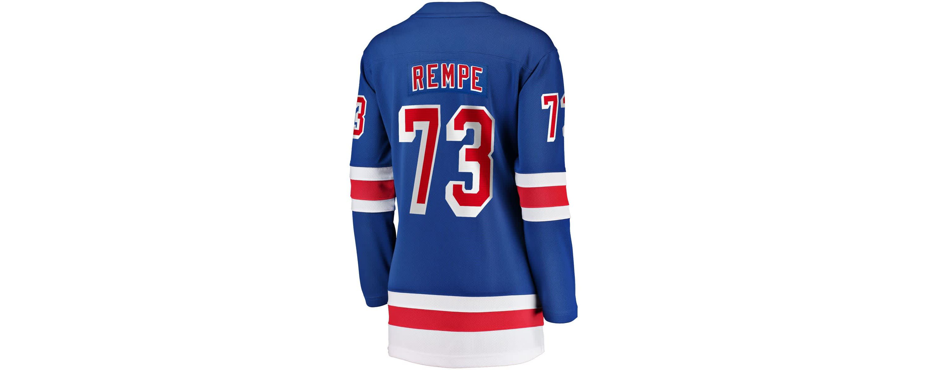NHL Fanatics Matt Rempe New York Rangers Home Breakaway Jersey