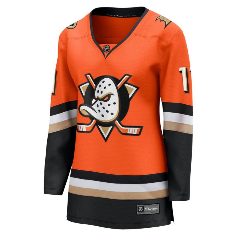 NHL Fanatics Trevor Zegras Anaheim Ducks Home Breakaway Jersey