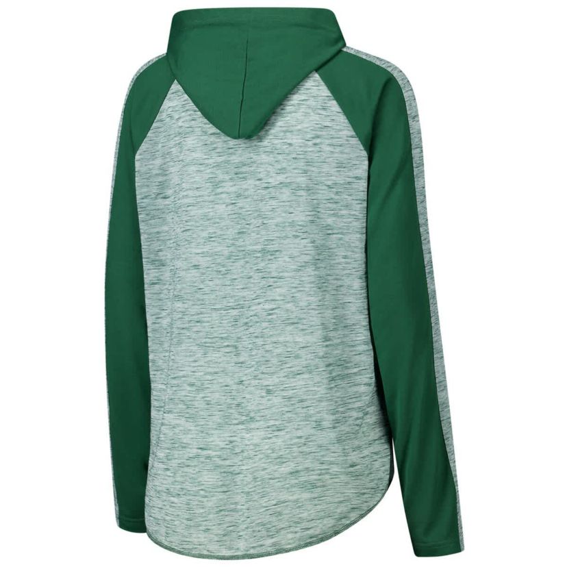 NCAA Michigan State Spartans Underdog Bling Raglan Long Sleeve Hoodie T-Shirt
