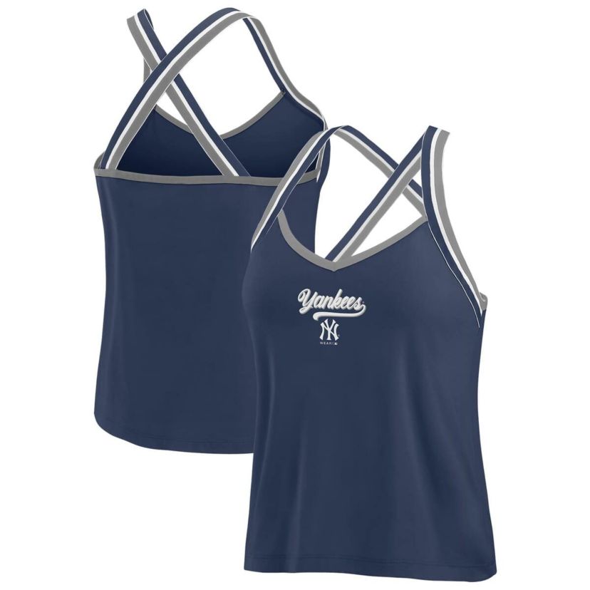 MLB New York Yankees Cross Strap Tank Top