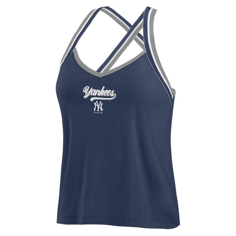 MLB New York Yankees Cross Strap Tank Top