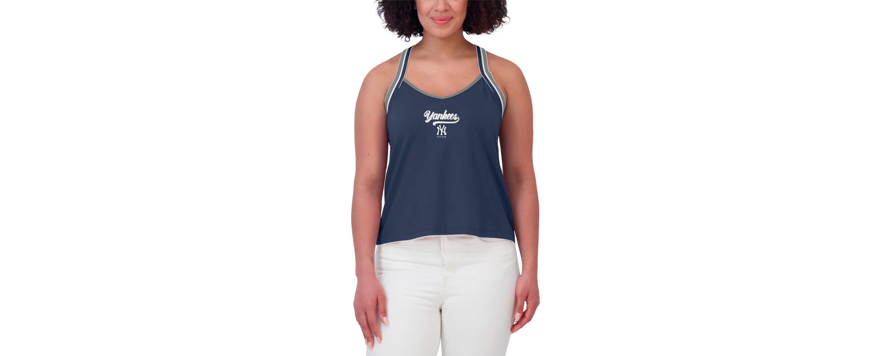 MLB New York Yankees Cross Strap Tank Top