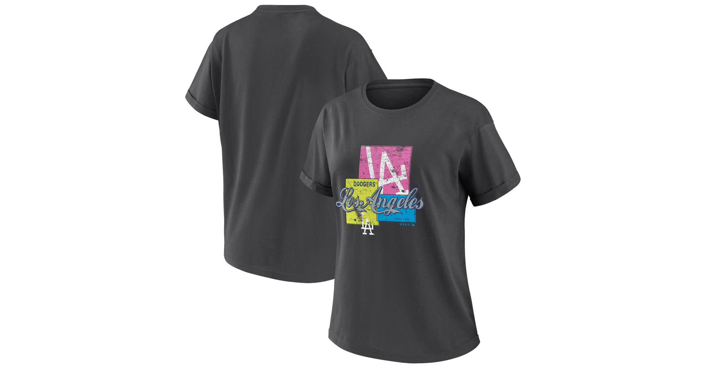 MLB Los Angeles Dodgers Domestic Box Color Boyfriend T-Shirt