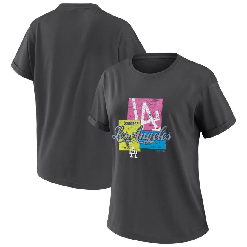 MLB Los Angeles Dodgers Domestic Box Color Boyfriend T-Shirt