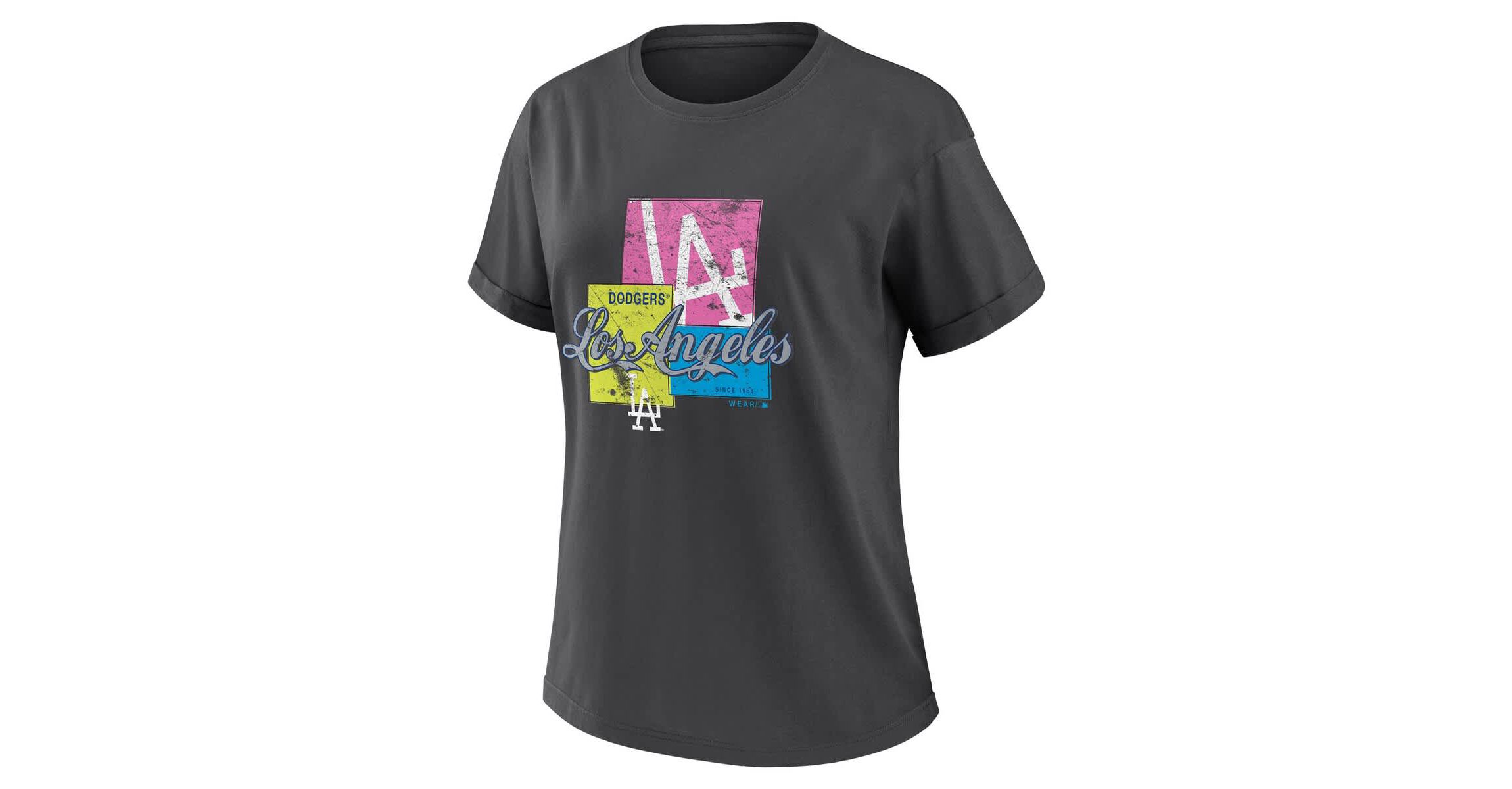 MLB Los Angeles Dodgers Domestic Box Color Boyfriend T-Shirt