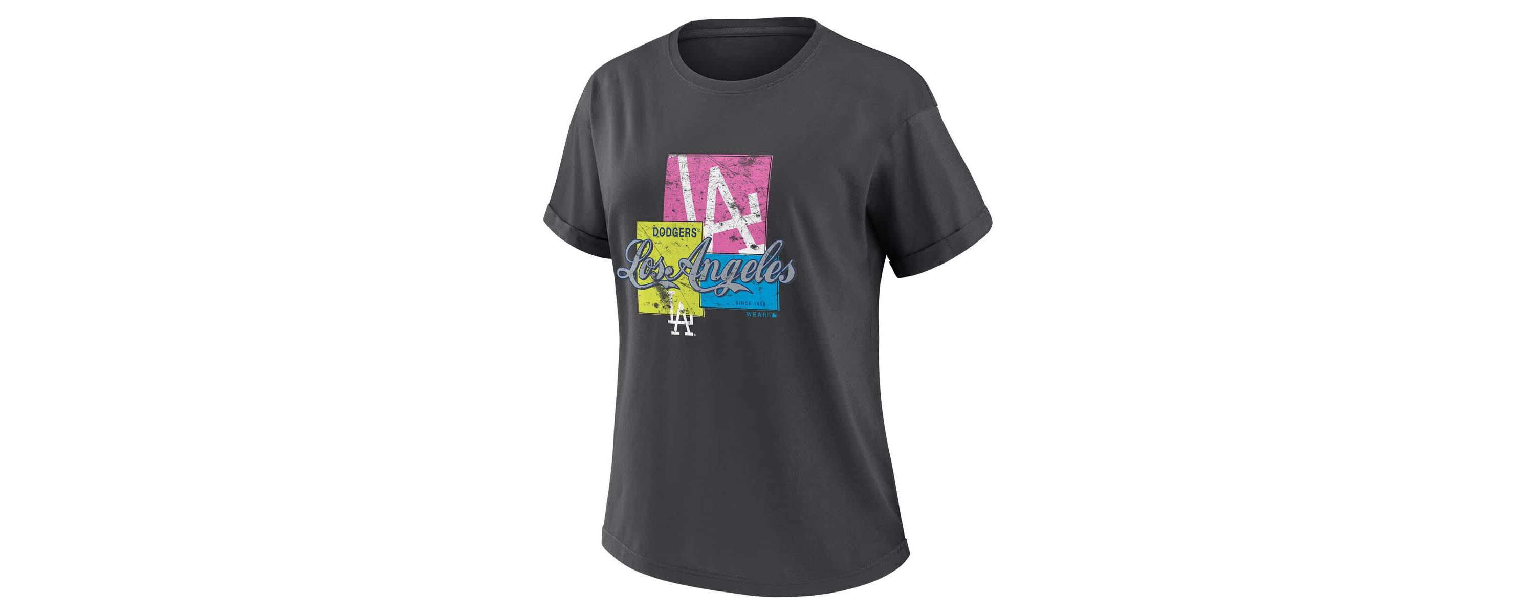 MLB Los Angeles Dodgers Domestic Box Color Boyfriend T-Shirt