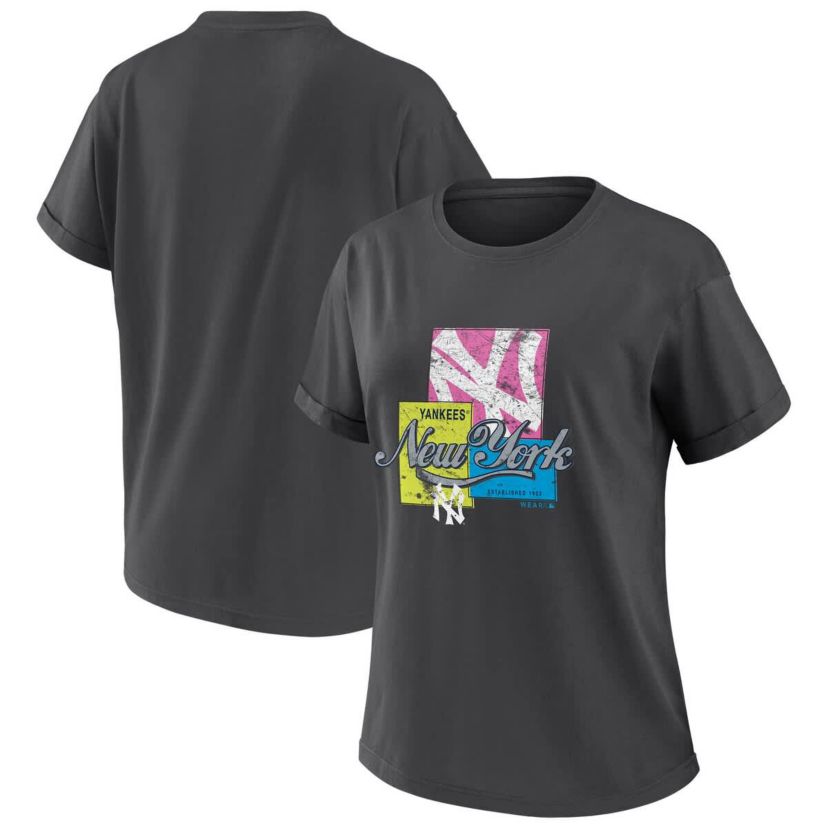 MLB New York Yankees Domestic Box Color Boyfriend T-Shirt