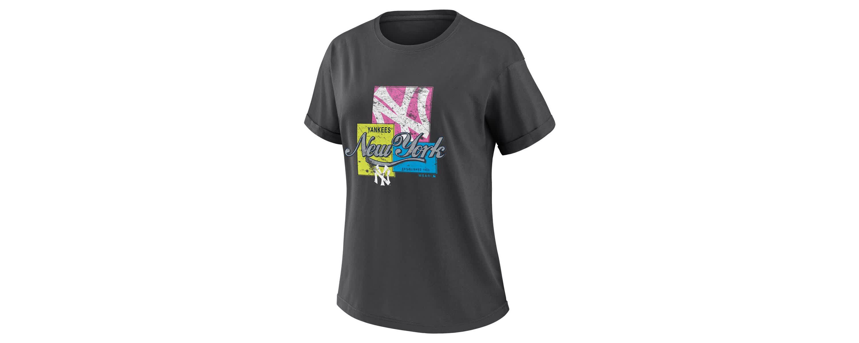 MLB New York Yankees Domestic Box Color Boyfriend T-Shirt