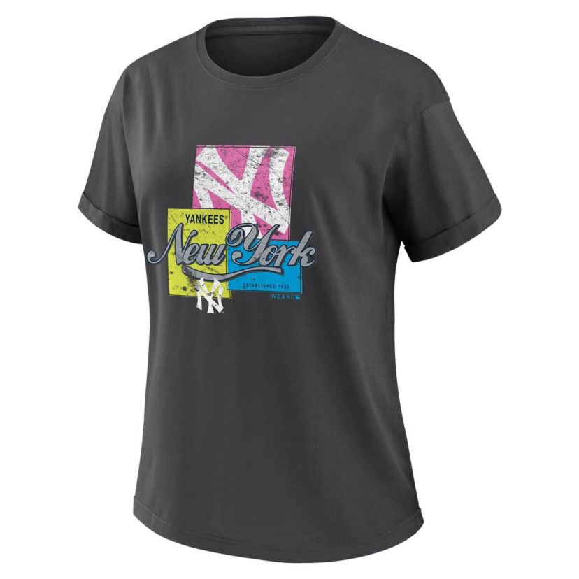 MLB New York Yankees Domestic Box Color Boyfriend T-Shirt