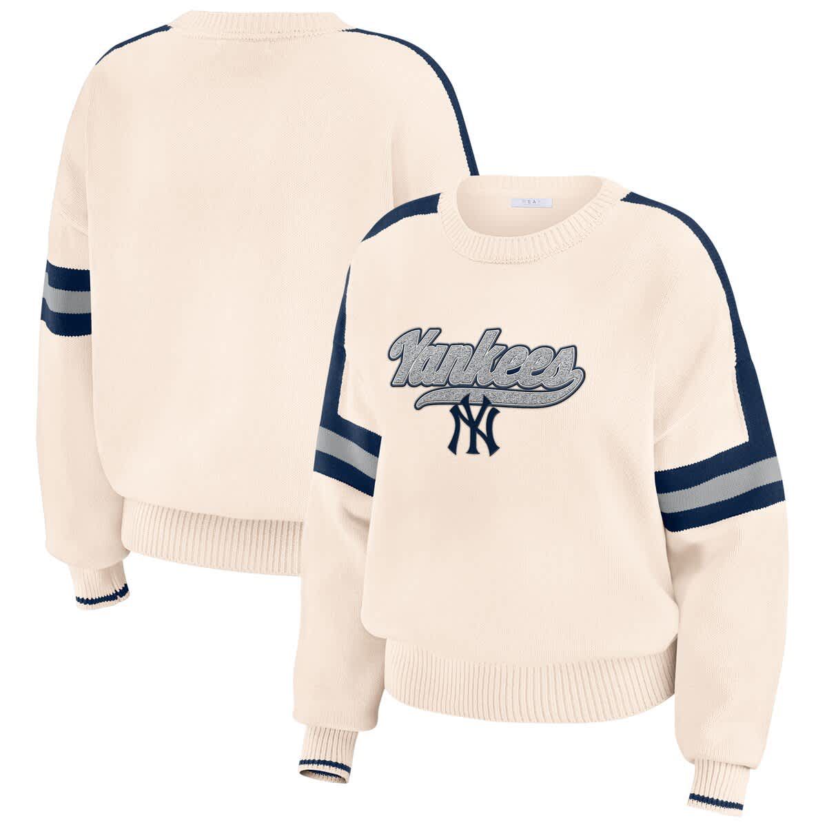 MLB New York Yankees Stripe Pullover Sweater