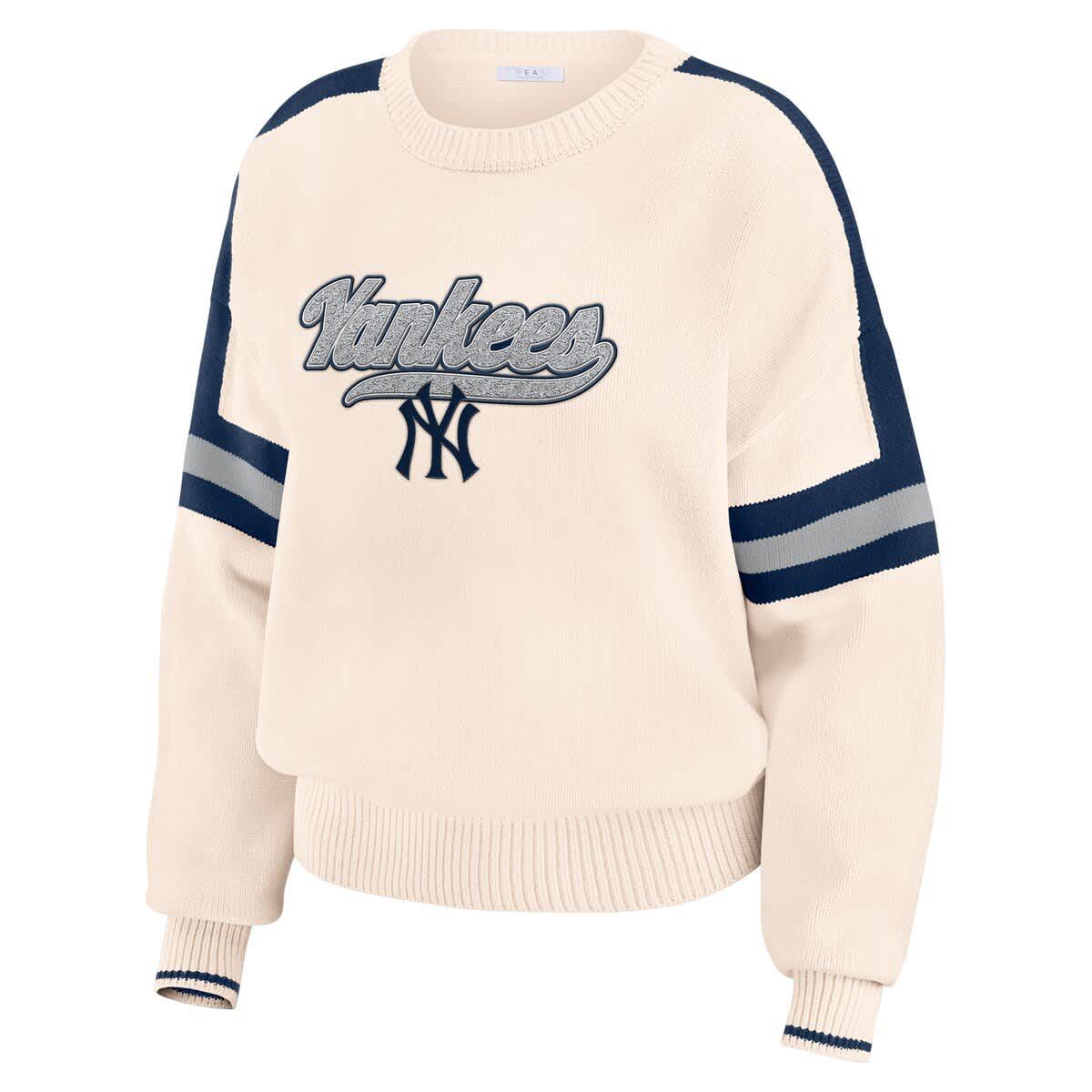 MLB New York Yankees Stripe Pullover Sweater