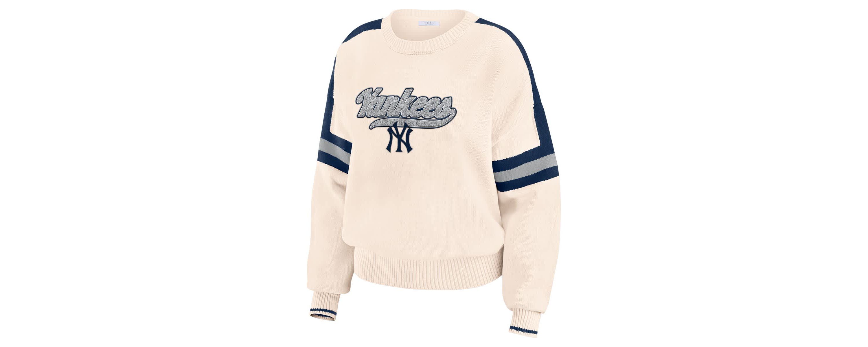 MLB New York Yankees Stripe Pullover Sweater