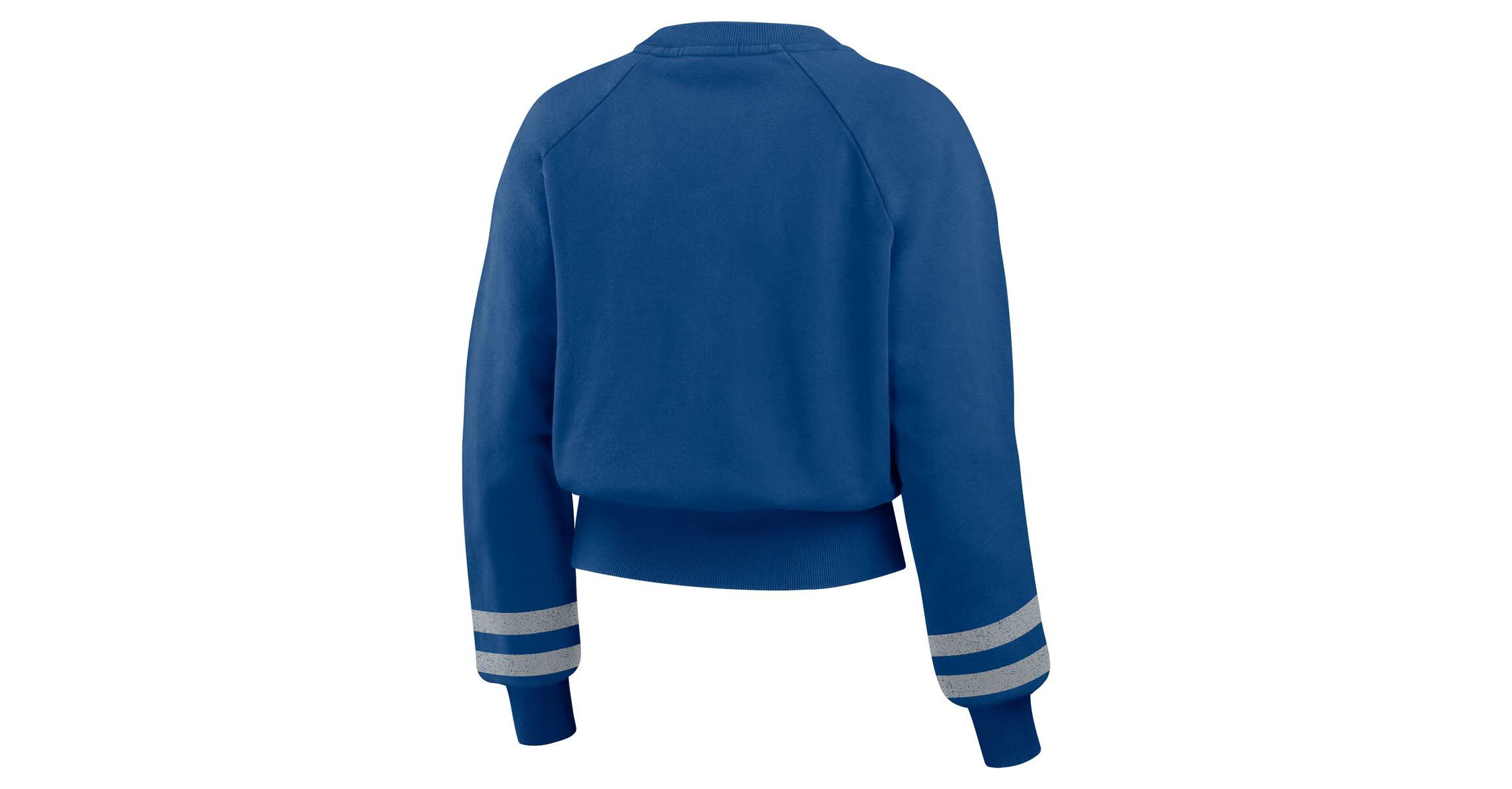 MLB Los Angeles Dodgers Vintage Washed Cropped Pullover Sweatshirt