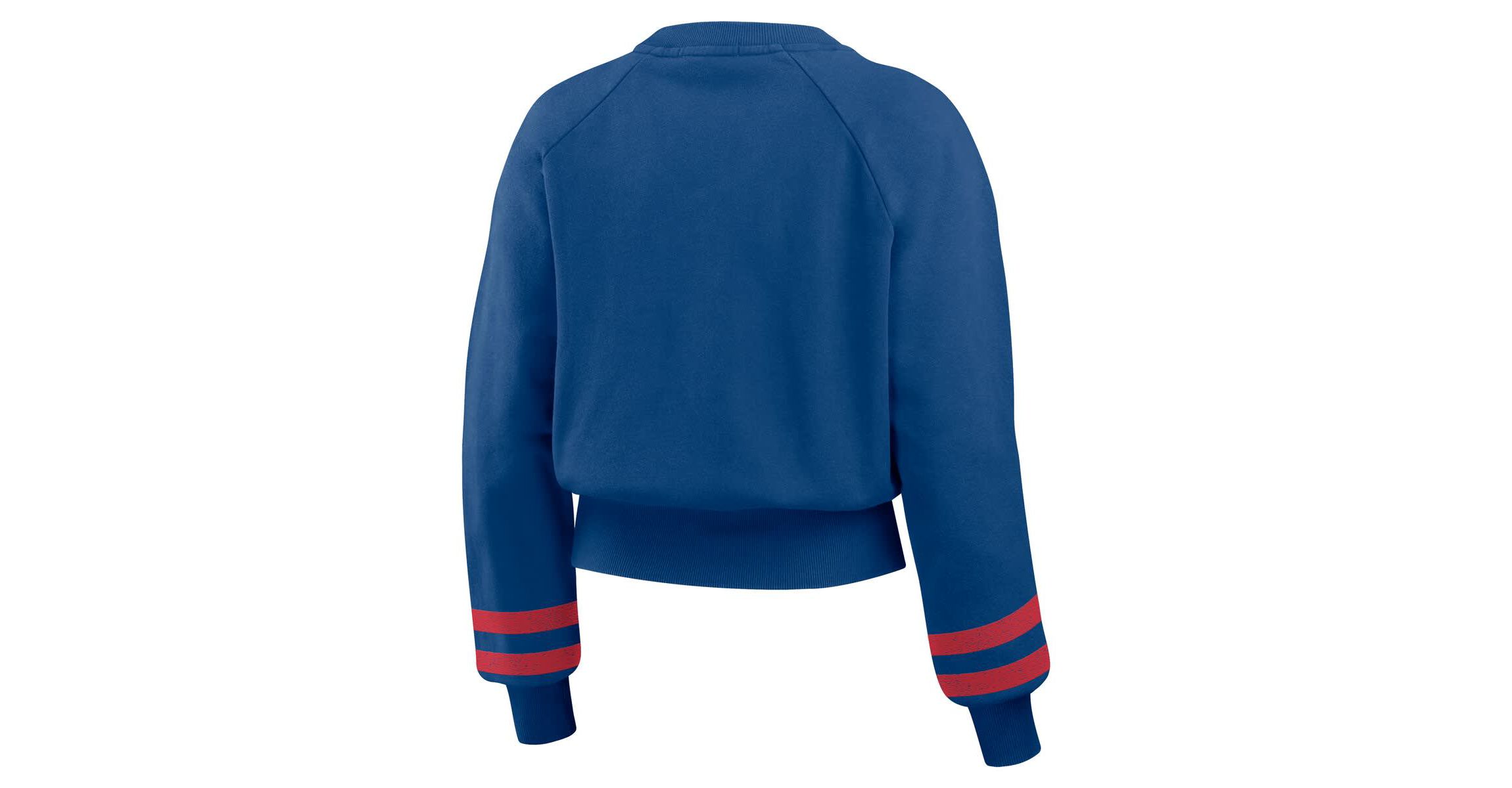 MLB Chicago Cubs Vintage Washed Cropped Pullover Sweatshirt