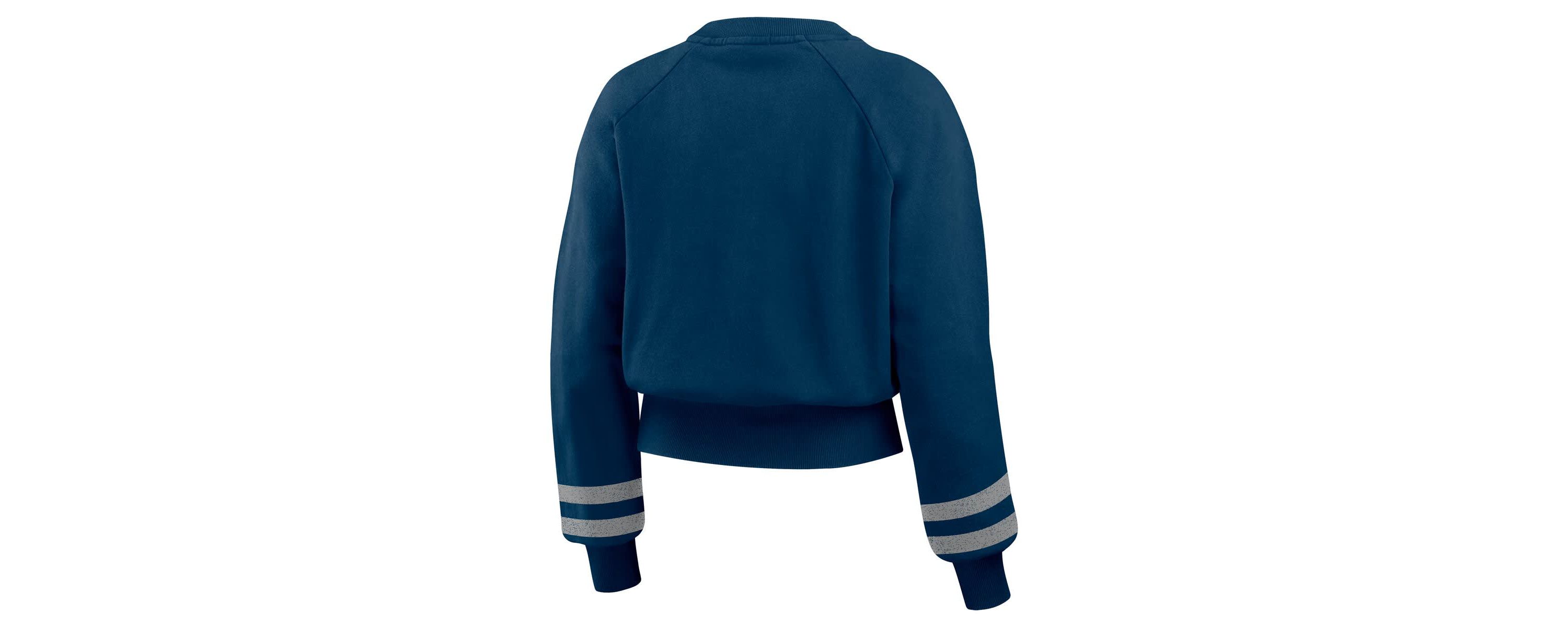 MLB New York Yankees Vintage Washed Cropped Pullover Sweatshirt