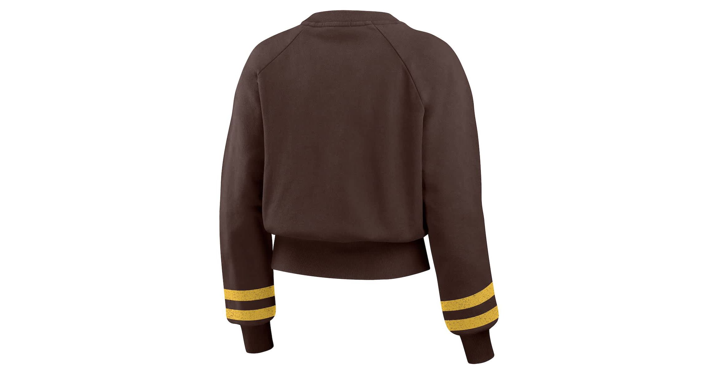 MLB San Diego Padres Vintage Washed Cropped Pullover Sweatshirt