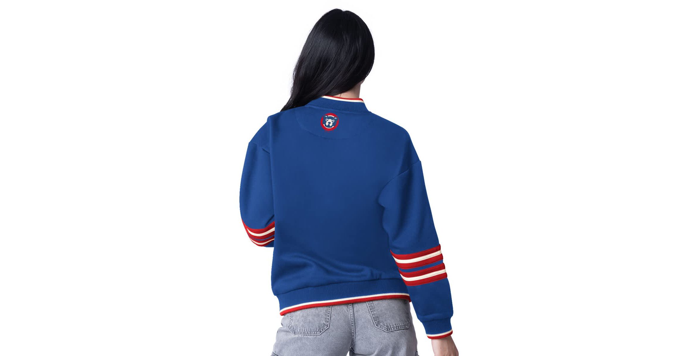 MLB Chicago Cubs Wild Card Oversized Pullover Sweatshirt