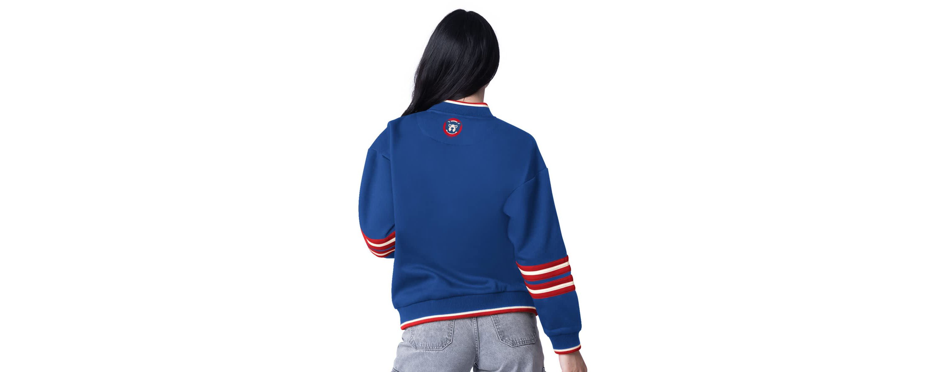 MLB Chicago Cubs Wild Card Oversized Pullover Sweatshirt