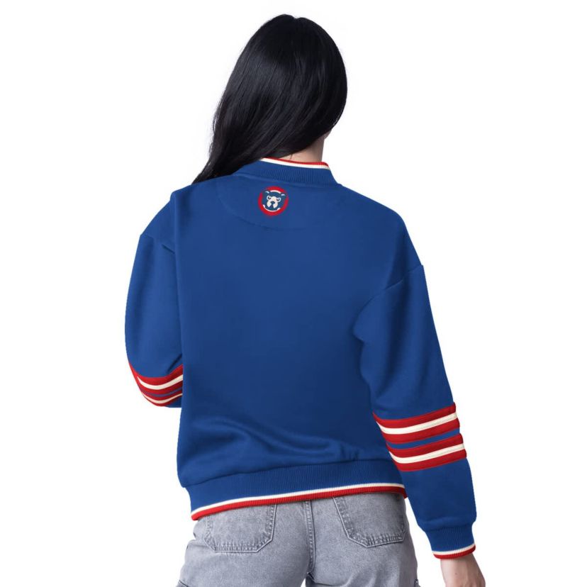 MLB Chicago Cubs Wild Card Oversized Pullover Sweatshirt