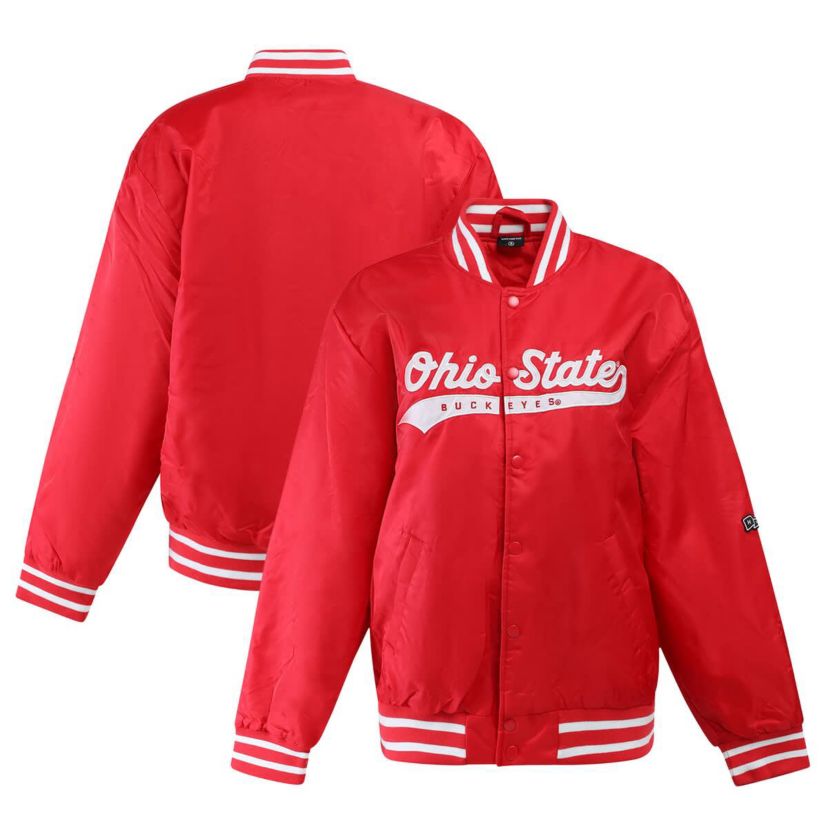 NCAA Ohio State Buckeyes A-Game Varsity Full-Snap Jacket