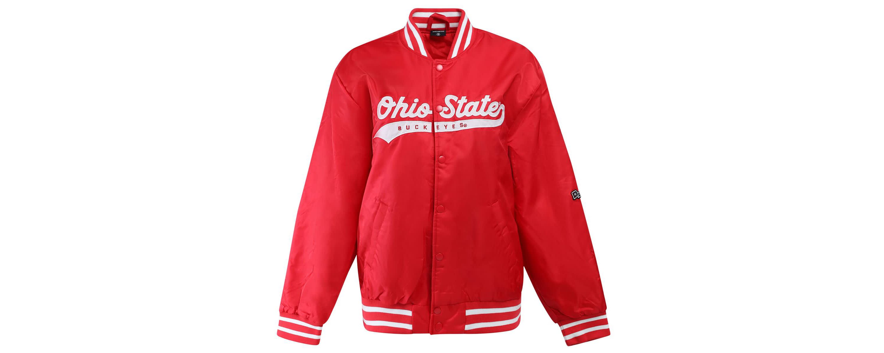 NCAA Ohio State Buckeyes A-Game Varsity Full-Snap Jacket