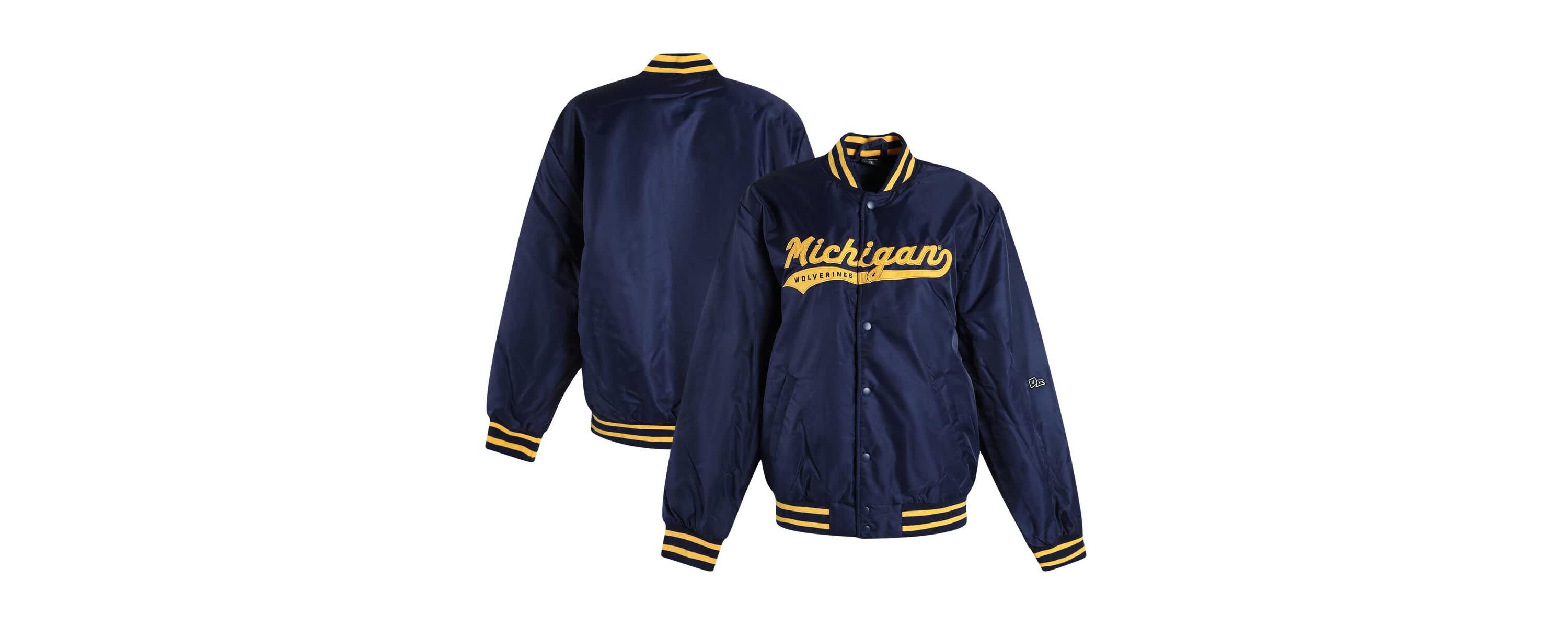 NCAA Michigan Wolverines A-Game Varsity Full-Snap Jacket