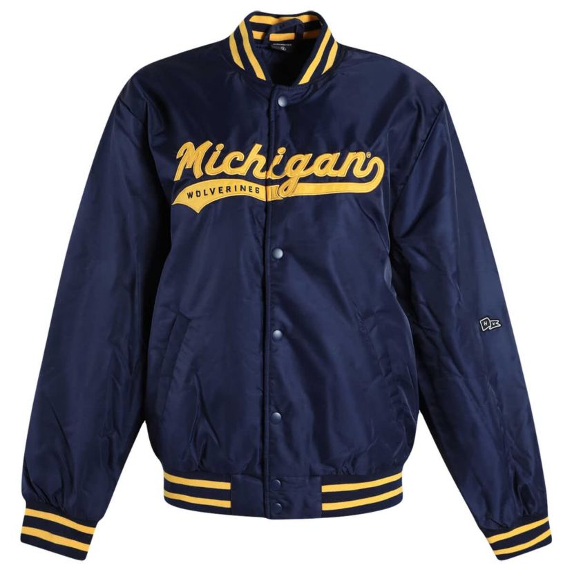 NCAA Michigan Wolverines A-Game Varsity Full-Snap Jacket