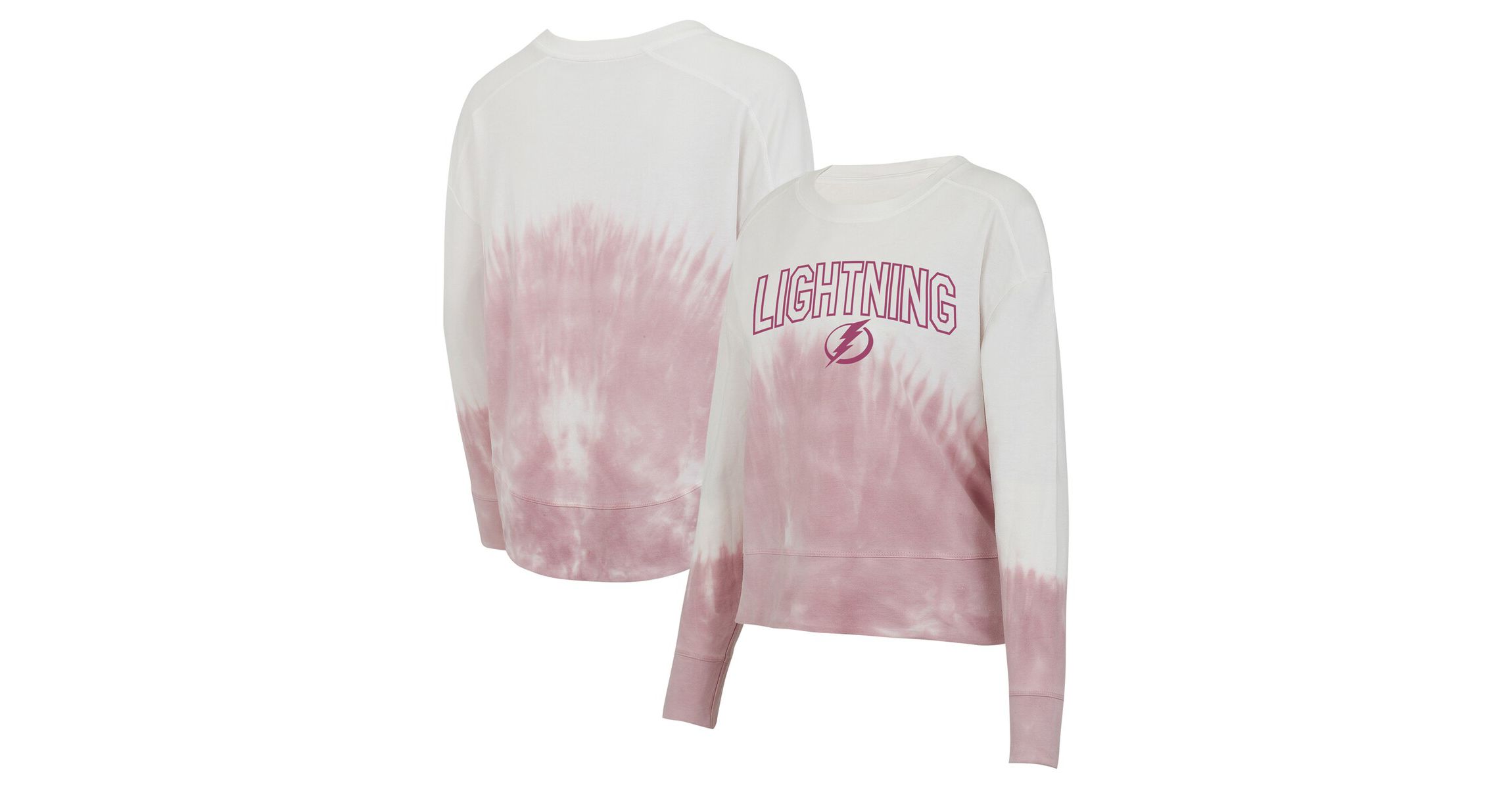 NHL Tampa Bay Lightning Orchard Tie-Dye Long Sleeve Top