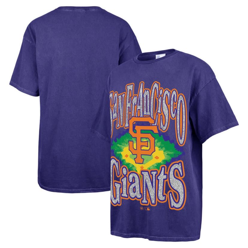 MLB San Francisco Giants Flashing Lights Boyfriend T-Shirt