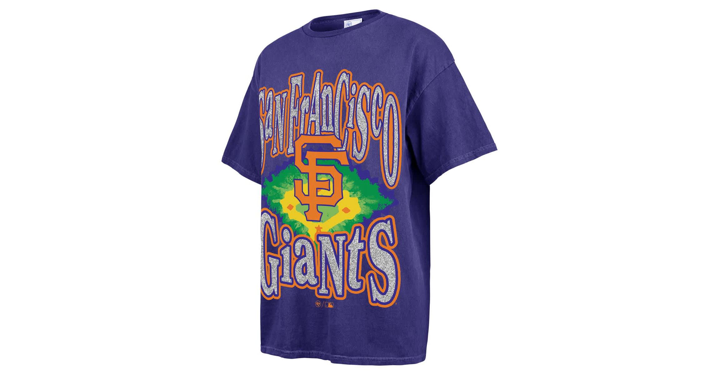 MLB San Francisco Giants Flashing Lights Boyfriend T-Shirt