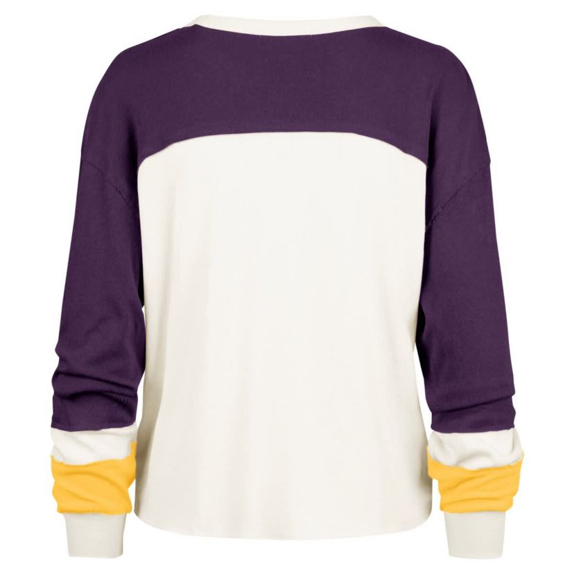 NBA Los Angeles Lakers Curve Raglan Long Sleeve T-Shirt