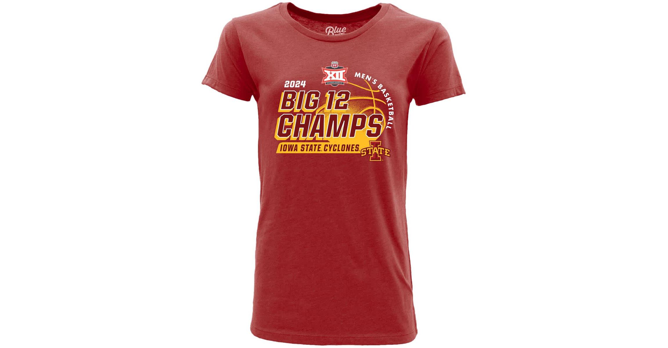NCAA Iowa State Cyclones 2024 Big 12 Basketball Conference Tournament s Locker Room T-Shirt